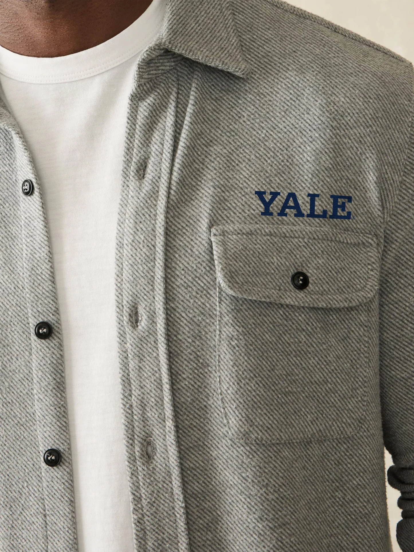 Yale Legend™ Sweater Shirt - Fossil Grey Twill
