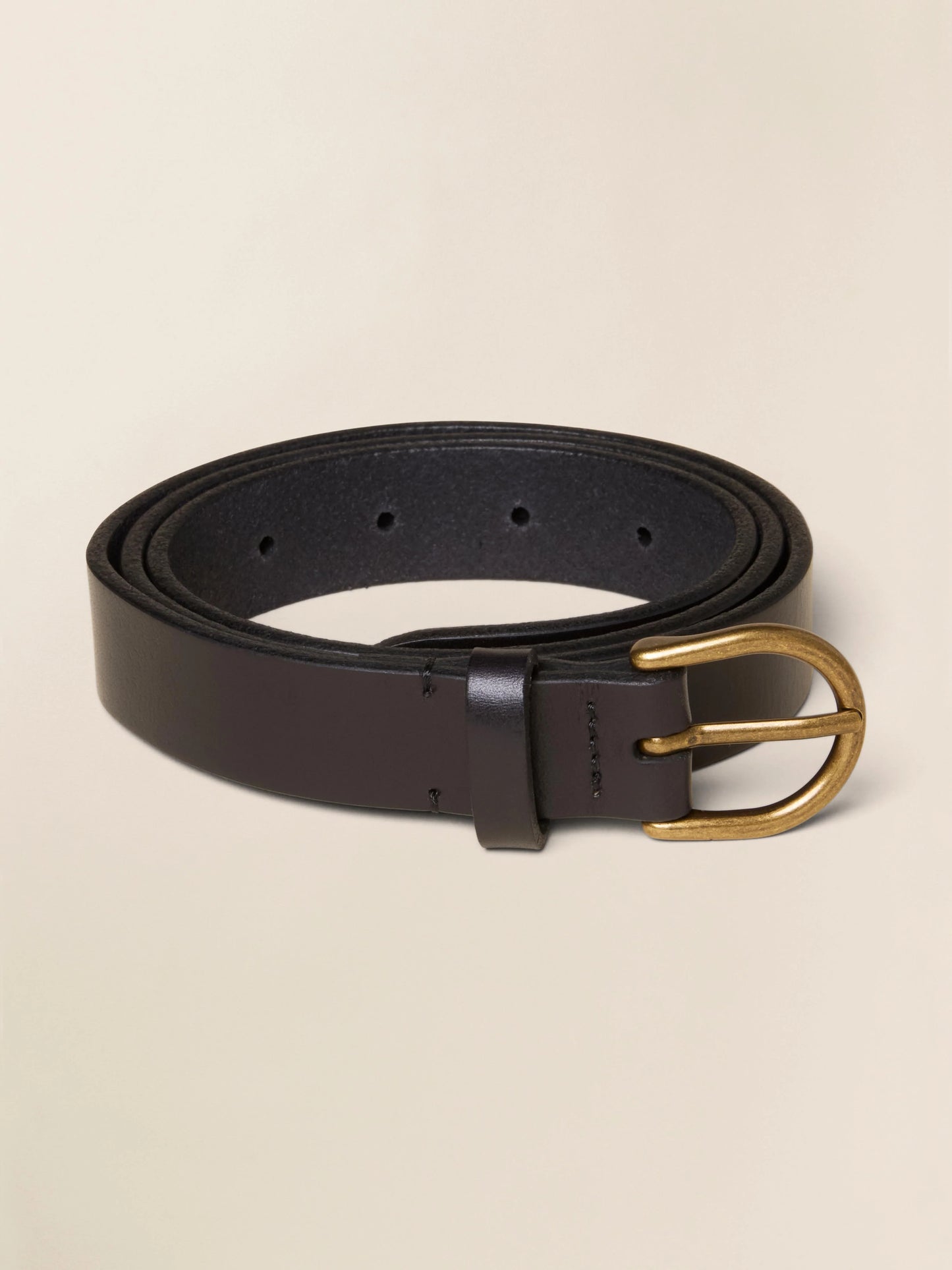 Women's Leather Belt - Black