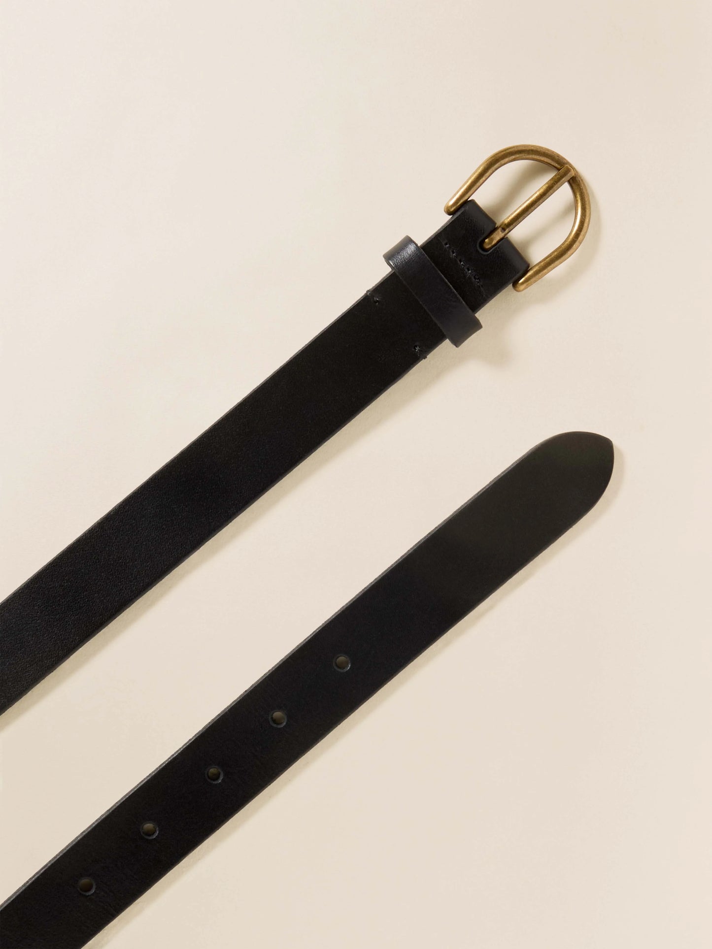 Women's Leather Belt - Black