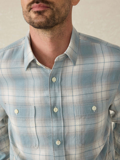 Tried \u0026 True Chambray Workshirt - Emerald Coast Plaid