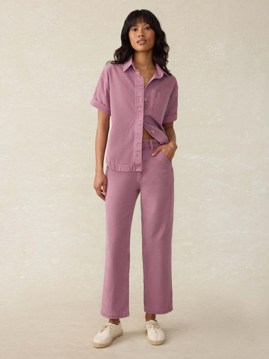 Sunwashed Canvas Dockside Pant - Weathered Orchid