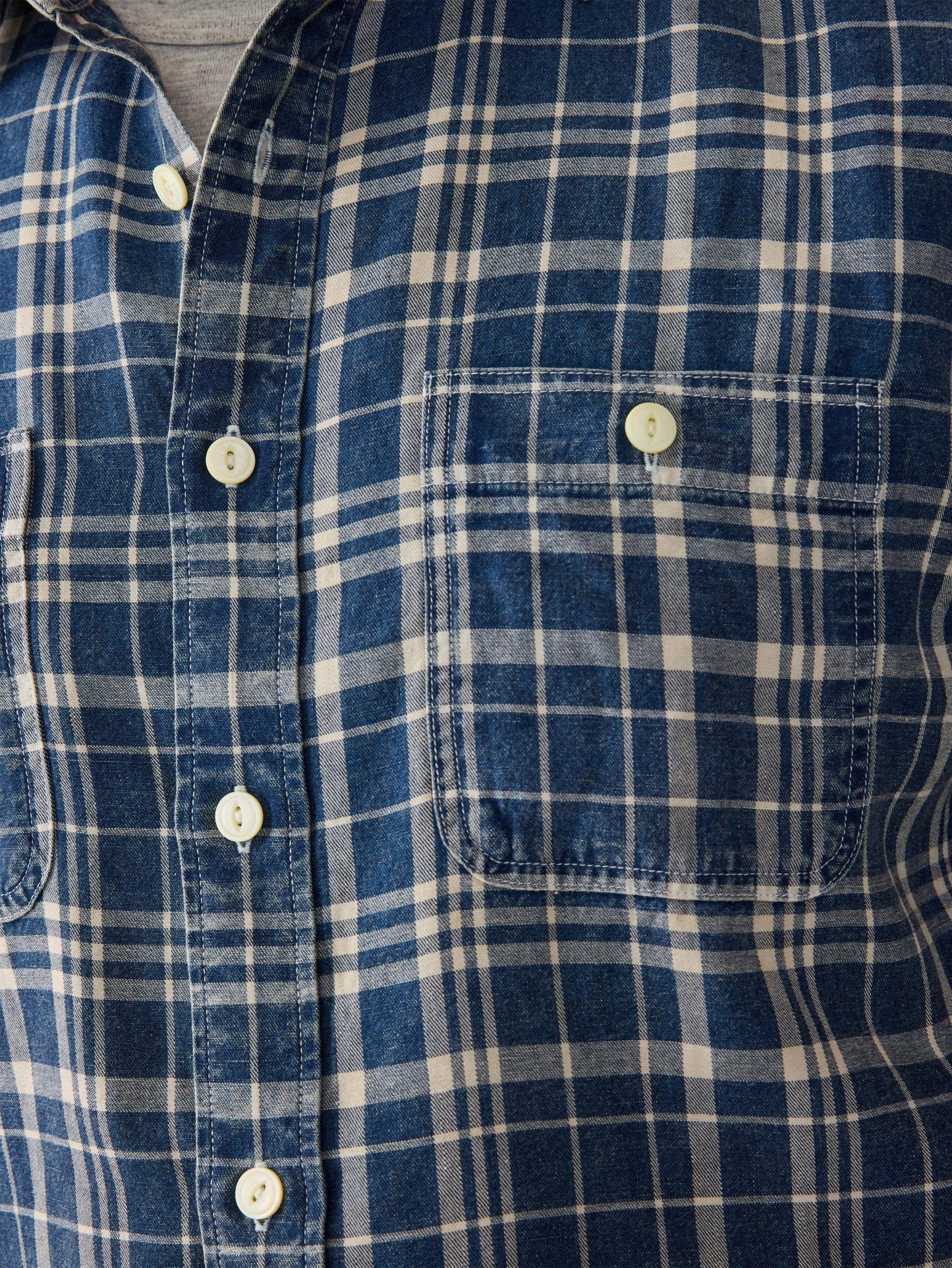 Tried \u0026 True Chambray Workshirt - Bar Harbor Plaid