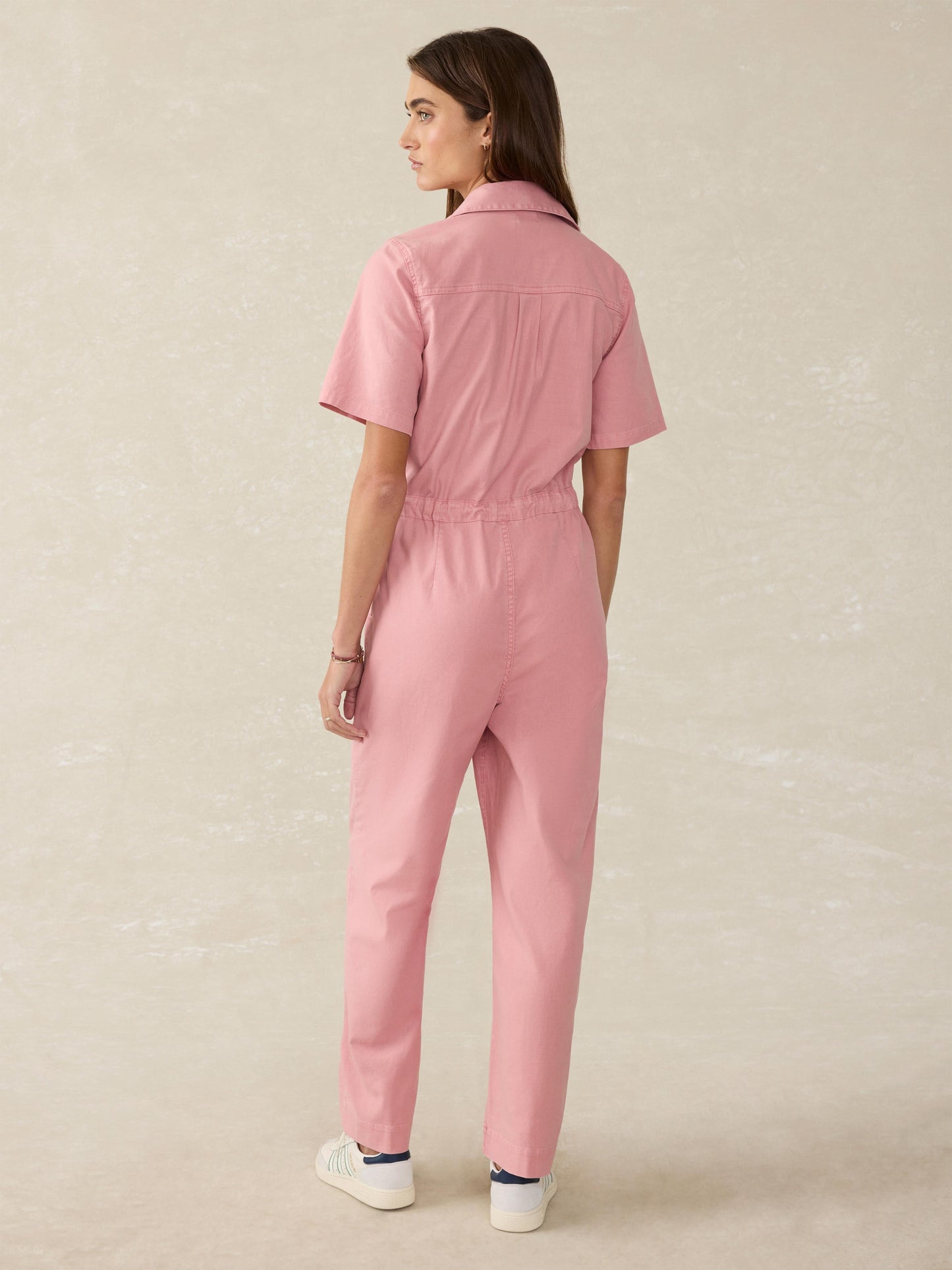 Utility Twill Raven Jumpsuit - Baroque Rose