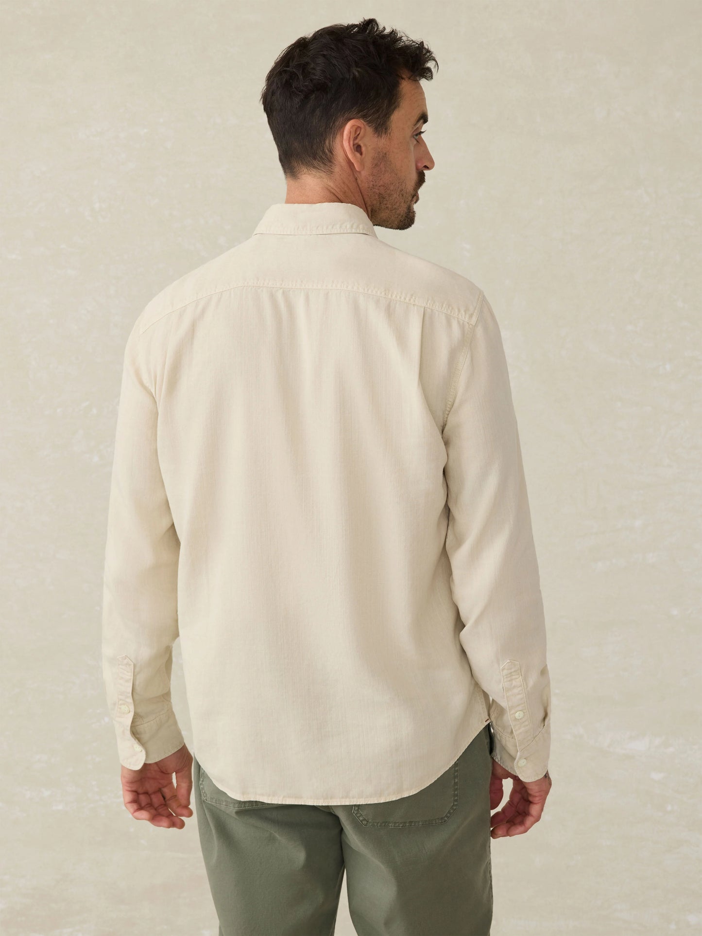 Tried \u0026 True Chambray Workshirt - Coastal Cream