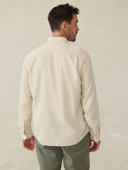 Tried \u0026 True Chambray Workshirt - Coastal Cream