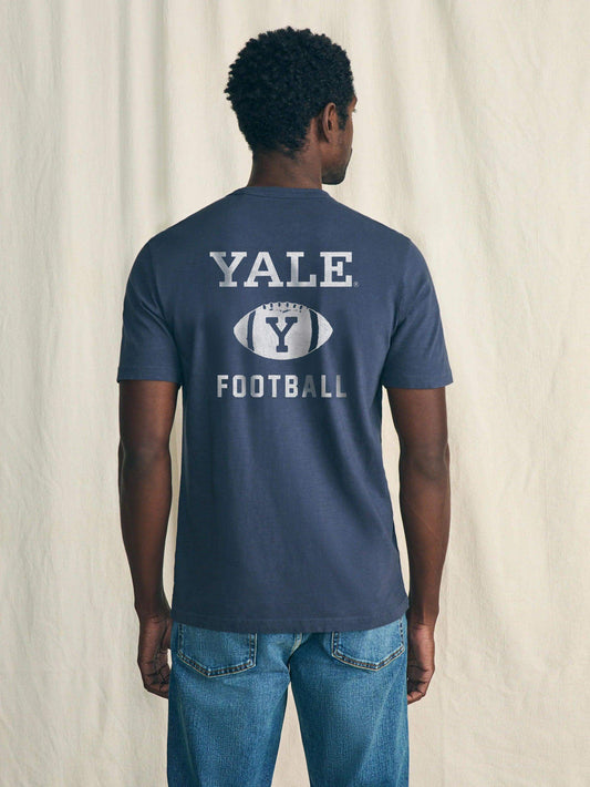 Yale Sunwashed Pocket Tee - Dune Navy