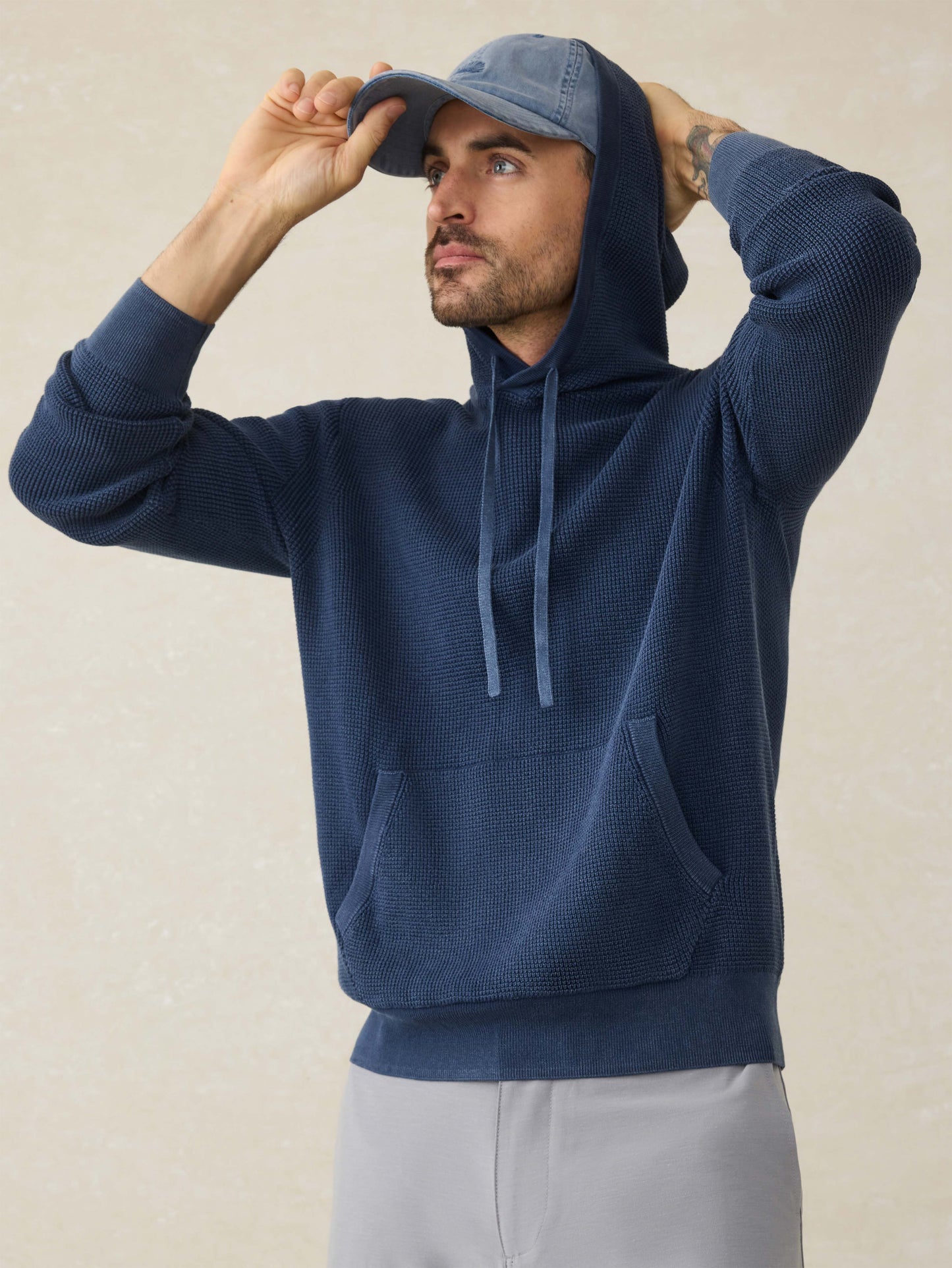 Sunwashed Sweater Hoodie - Blue Nights