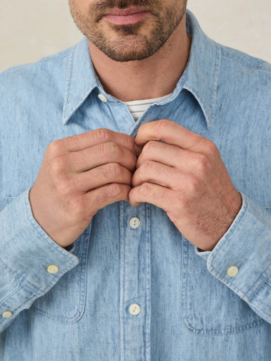 Tried \u0026 True Chambray Workshirt - Vintage Indigo