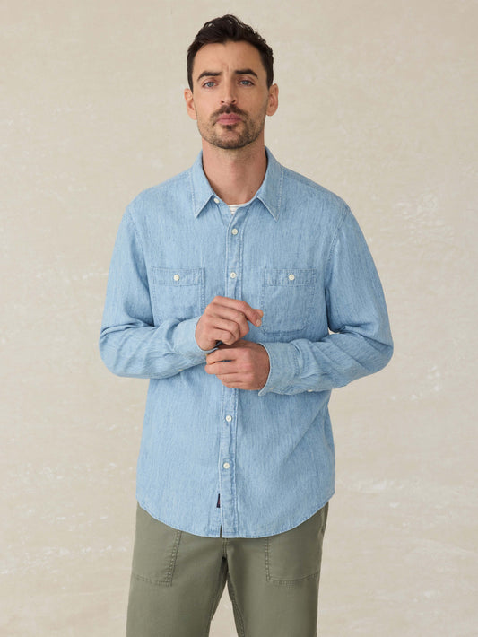 Tried \u0026 True Chambray Workshirt - Vintage Indigo