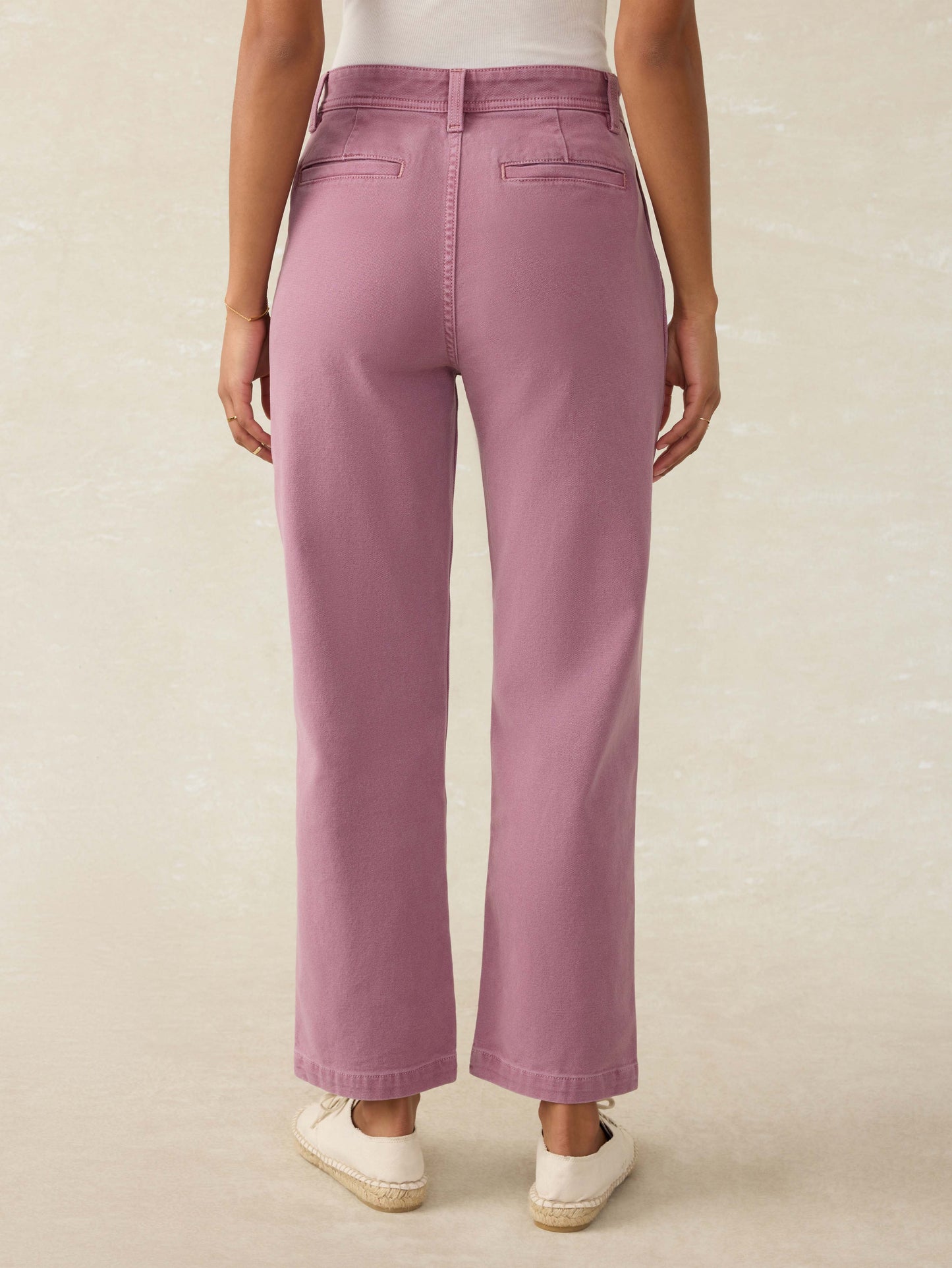 Sunwashed Canvas Dockside Pant - Weathered Orchid