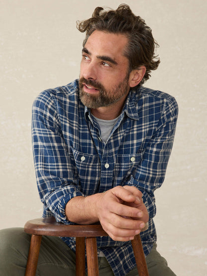 Tried \u0026 True Chambray Workshirt - Bar Harbor Plaid