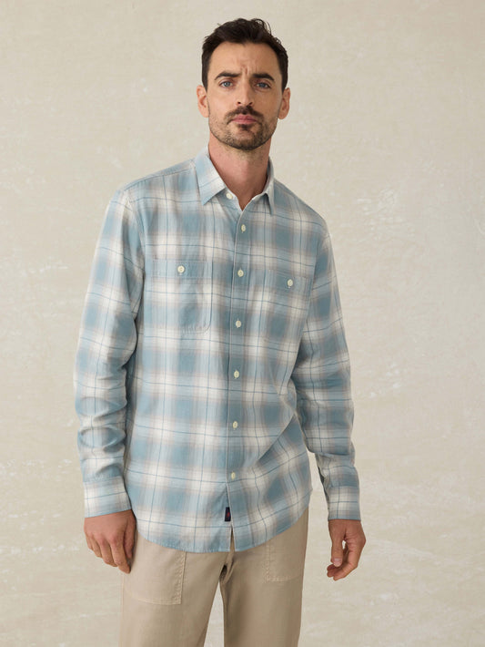 Tried \u0026 True Chambray Workshirt - Emerald Coast Plaid