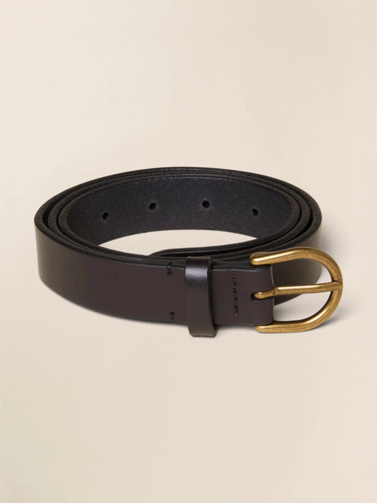 Women's Leather Belt - Black