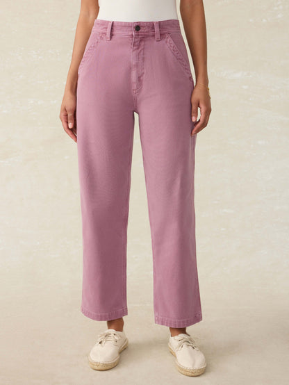 Sunwashed Canvas Dockside Pant - Weathered Orchid